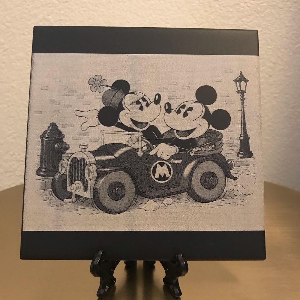 Mickey & mini mouse custom ceramic tile